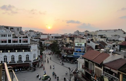 Sunset at Hanoi Old Quarters