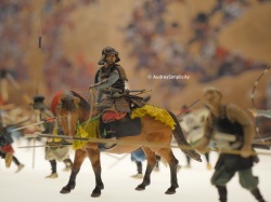 Mini figures depicting Osaka Summer War